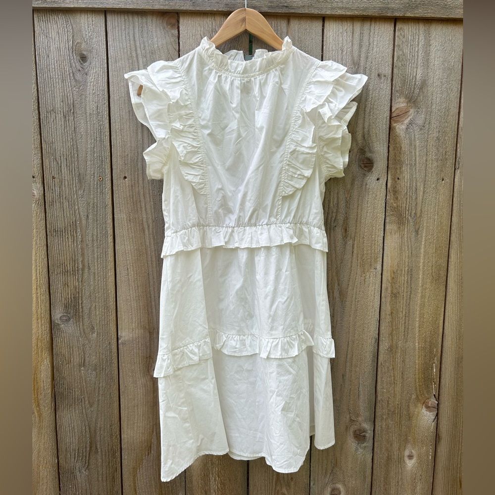 Pinch Summer White Ruffle Dress - Picture 3 of 7